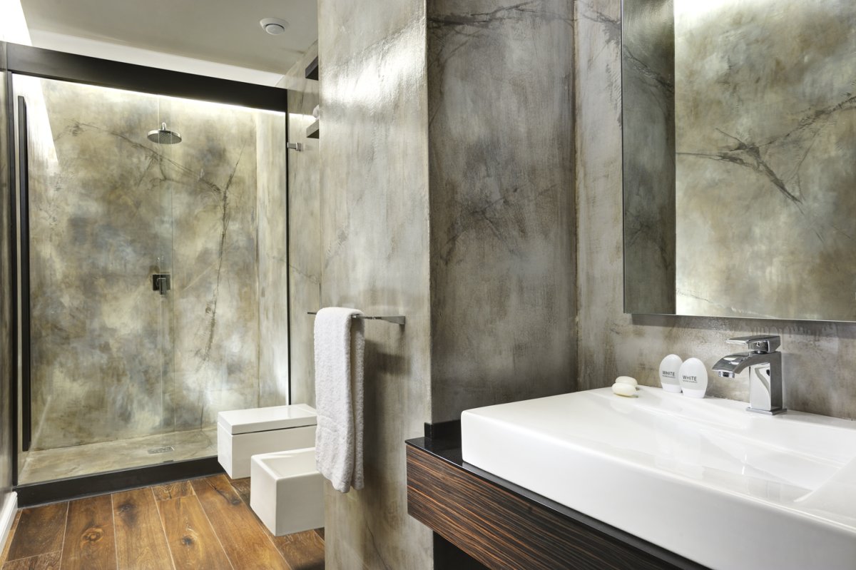 Микроцемент под мрамор