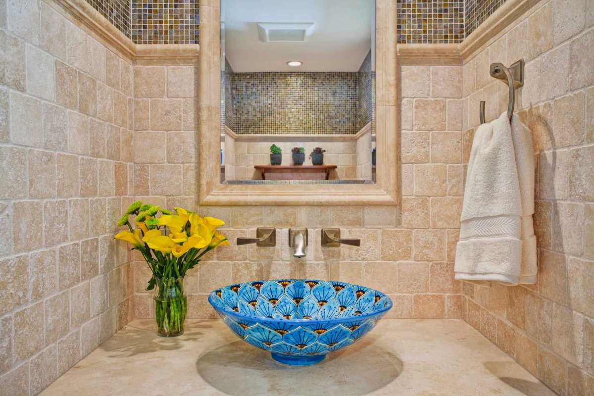 Ванная в средиземноморском стиле