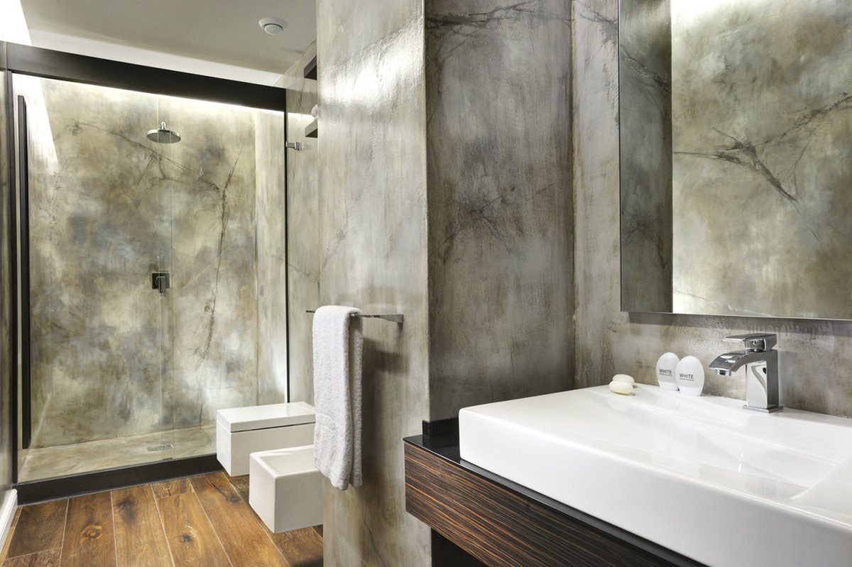 Микроцемент под мрамор