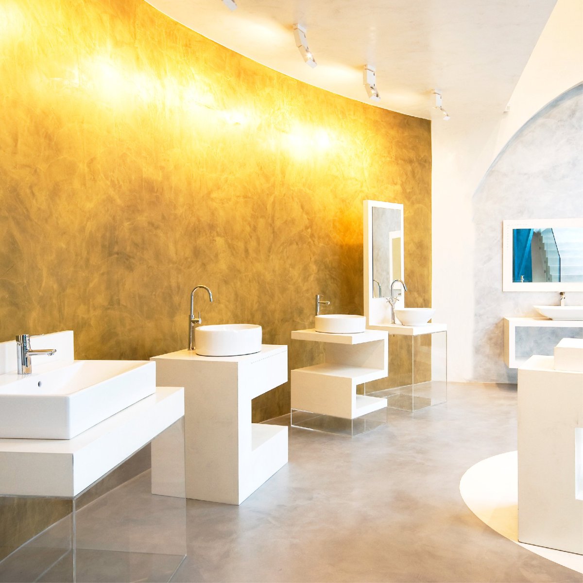 Микроцемент в ванной