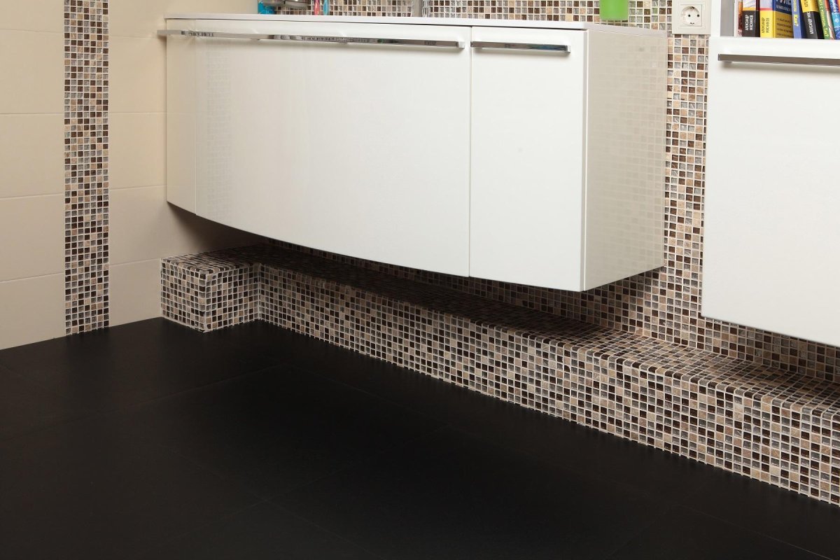 ПВХ плитка в ванной