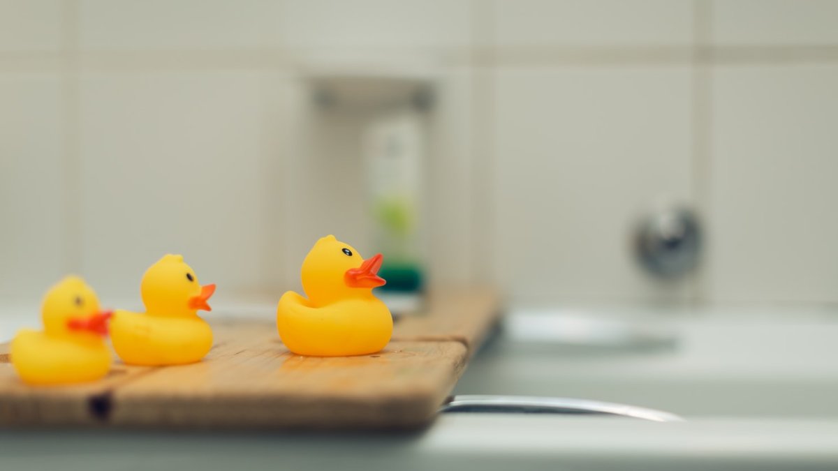 Dwarf in Duck Bath
