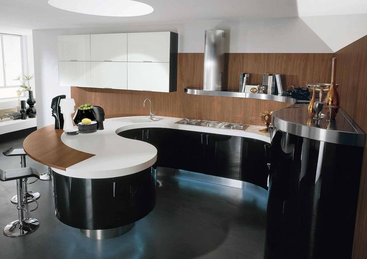 Необычный кухонный гарнитур