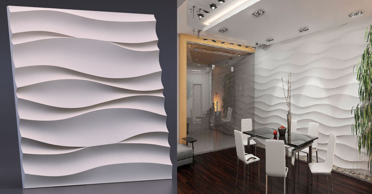 Гипсовая 3d панель "Афелия"