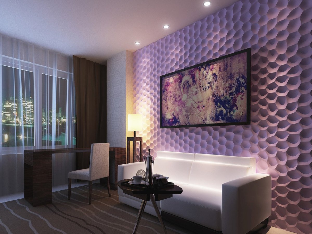 3d гипсовые панели слоуп