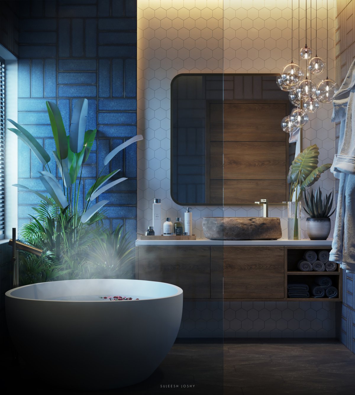 Визуализация ванной комнаты