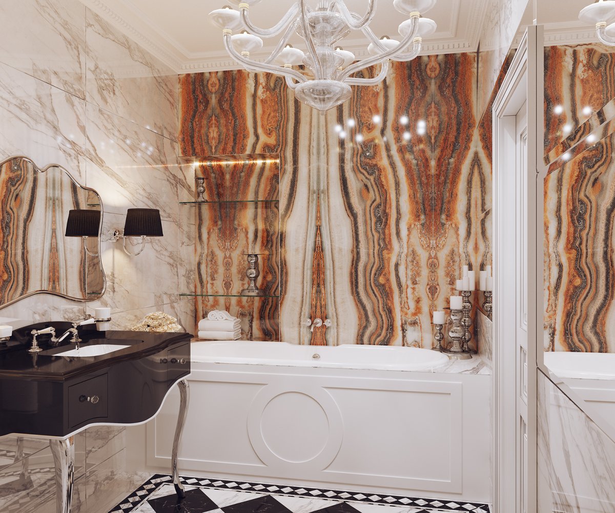 Визуализация интерьера ванной