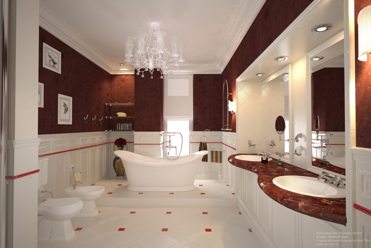 3д визуализация ванной в картинках