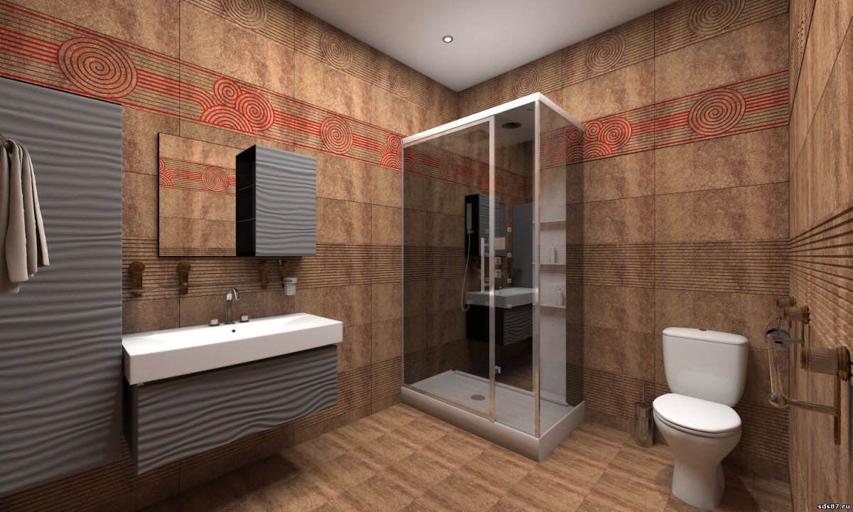 Визуализации Ванные комнаты