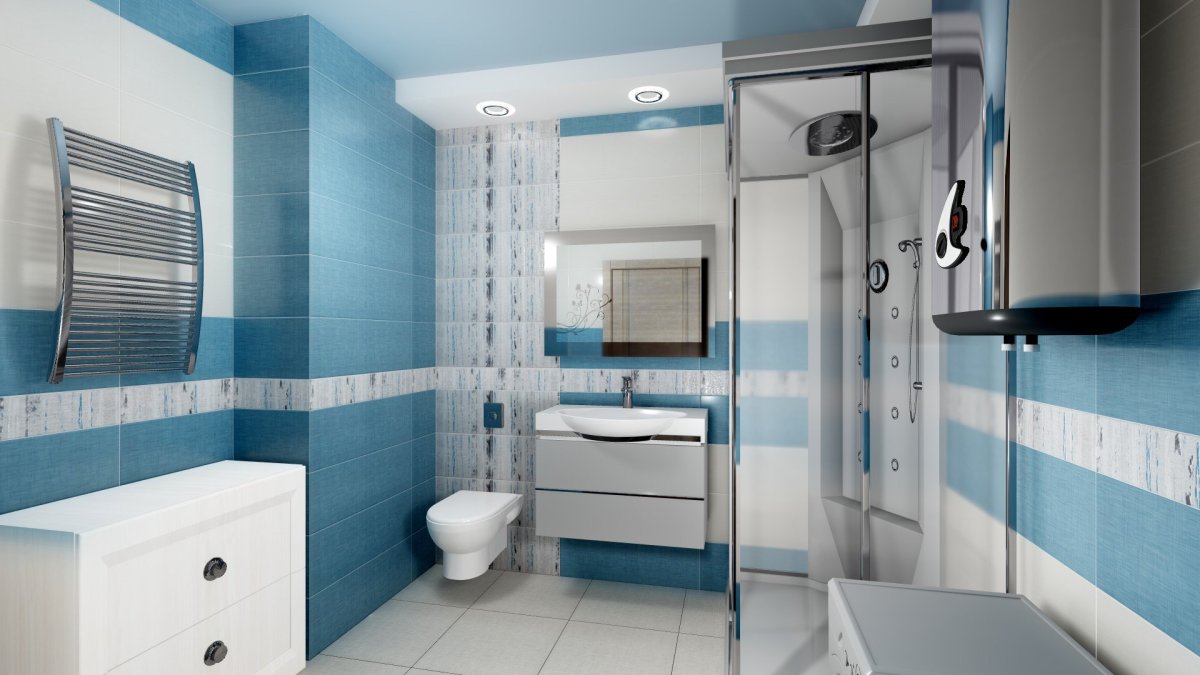 Интерьер ванной комнаты