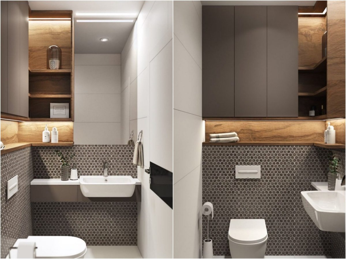 Ванная комната экостиль