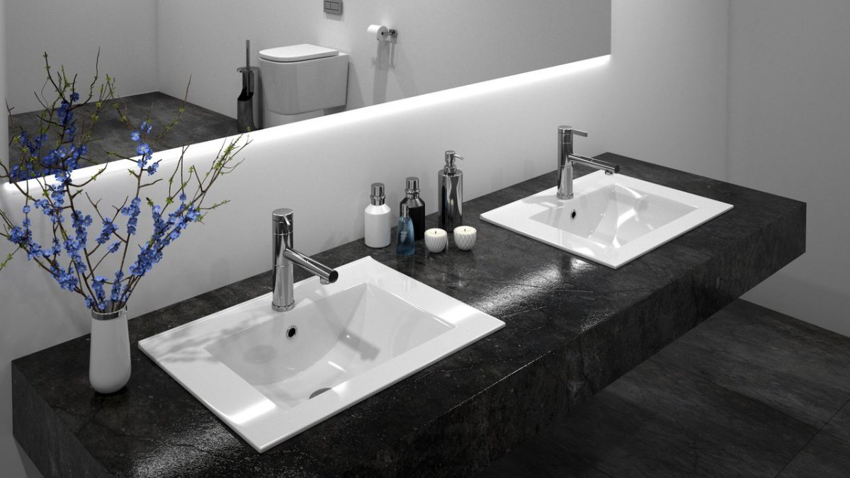 Умывальник Rea Marbel u8603