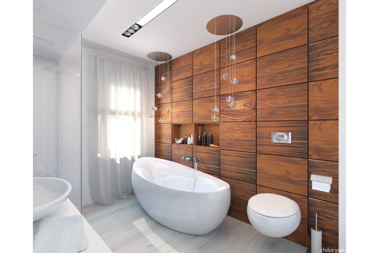 Стильный интерьер ванной