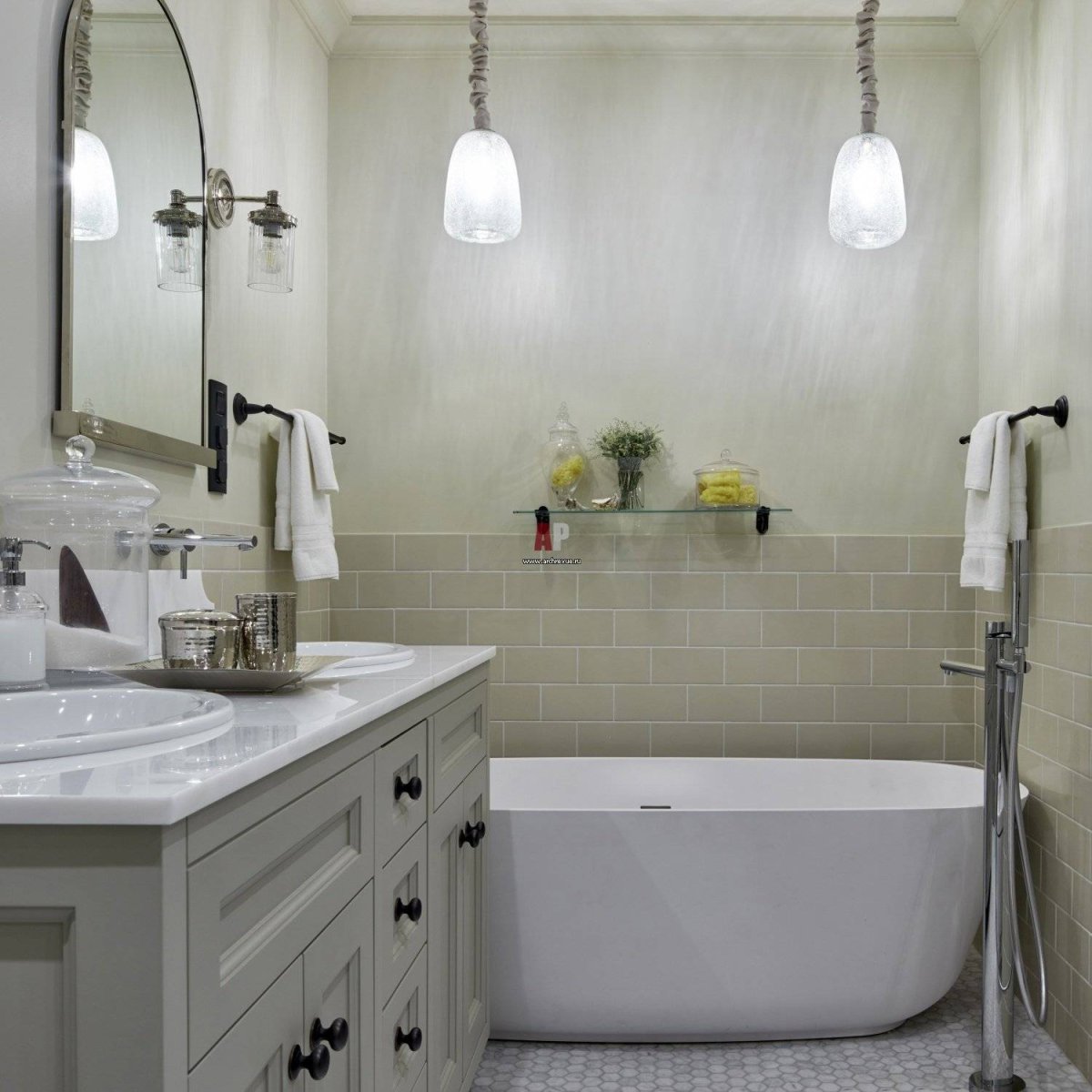 Освещение в ванной комнате