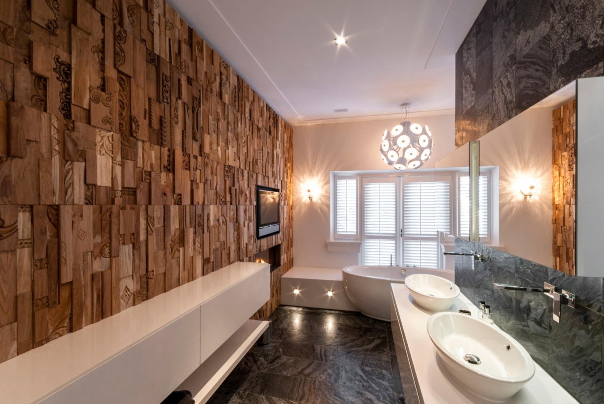 3 Д панели для стен в ванную комнату