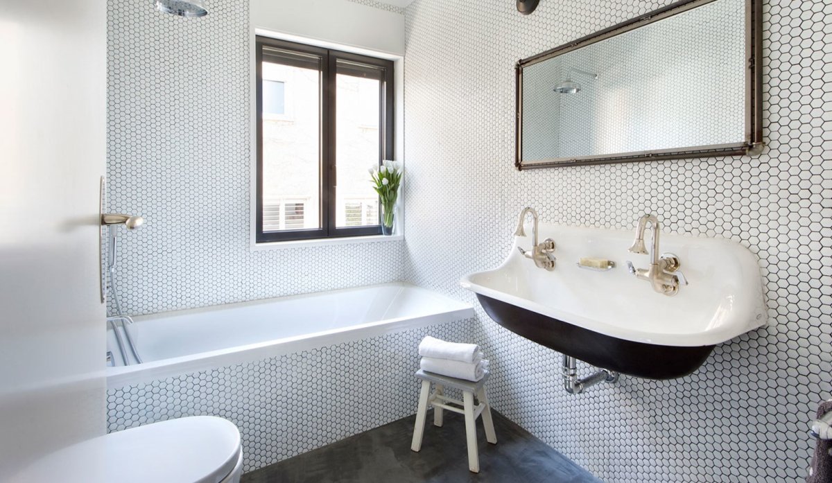 Ванная комната без плитки