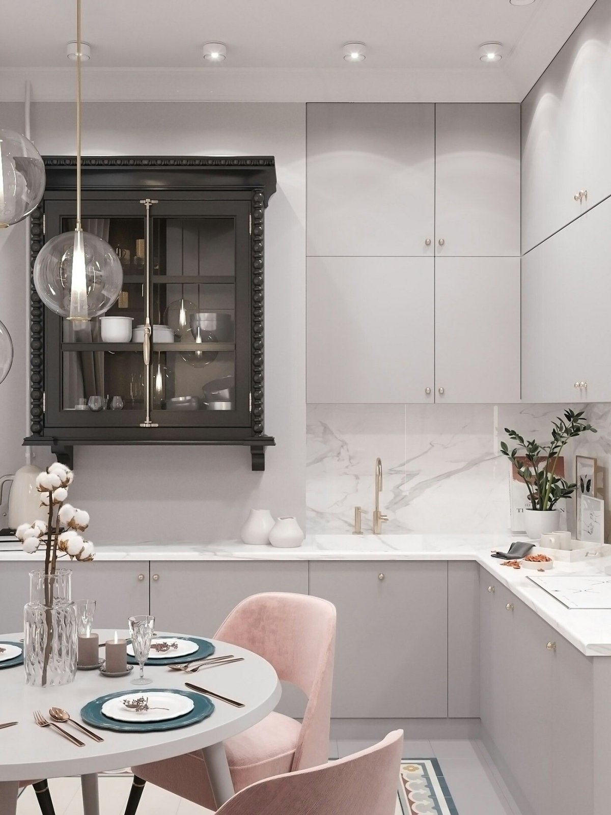 Кухня в квартире для фотошопа