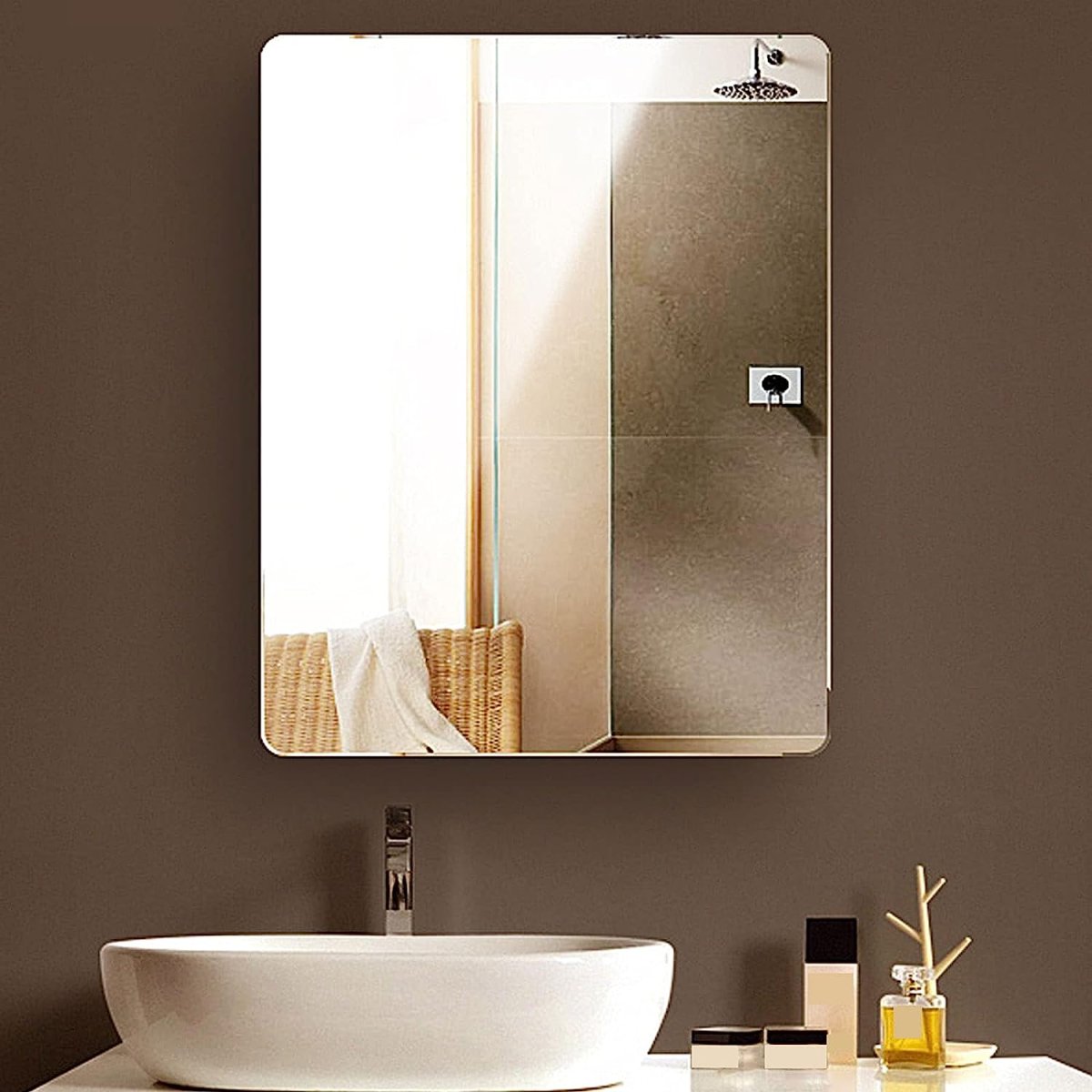 Ванная с зеркалом