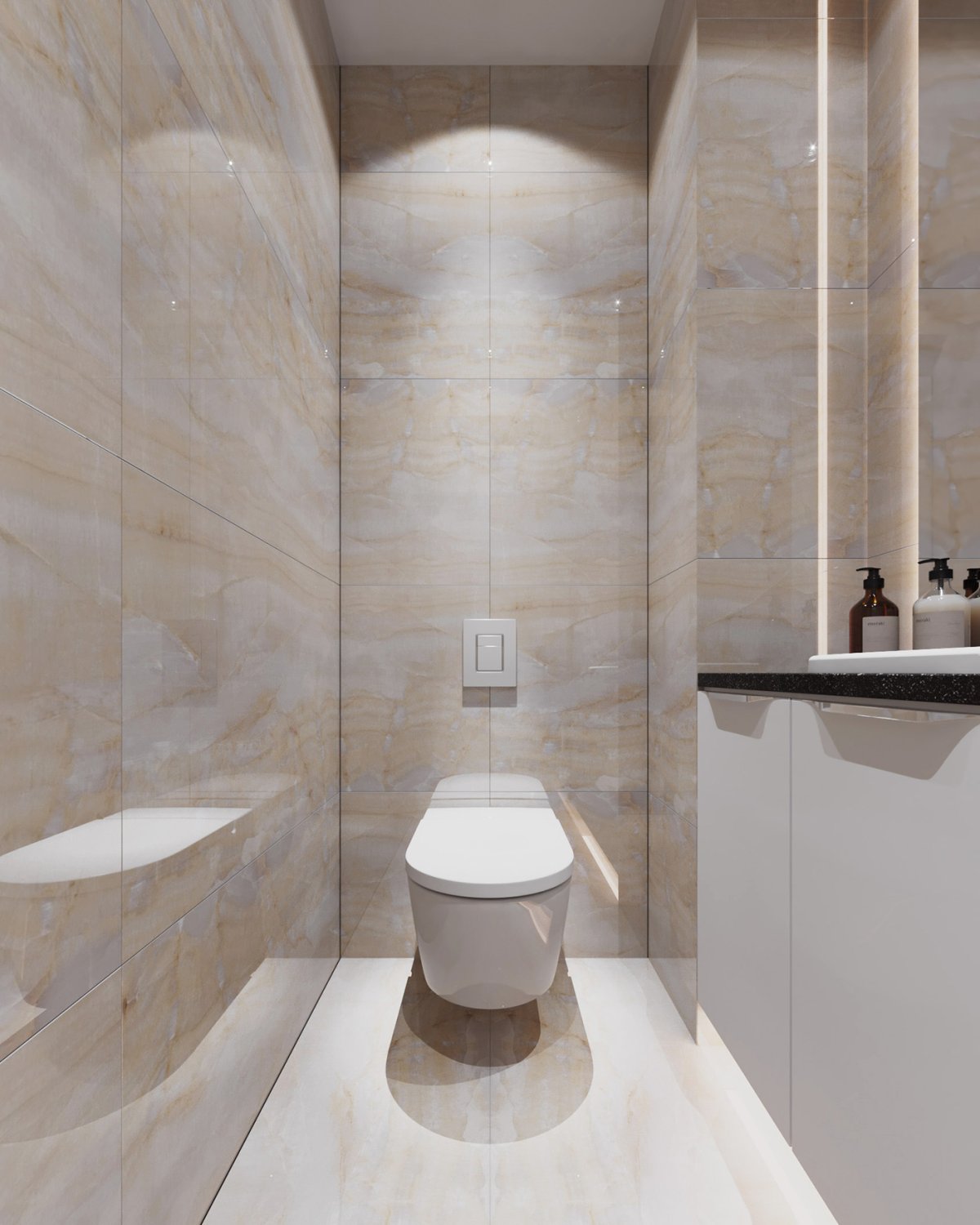 Туалетная комната мрамор