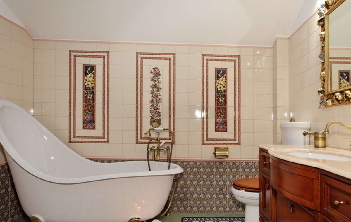 Ванная в английском стиле