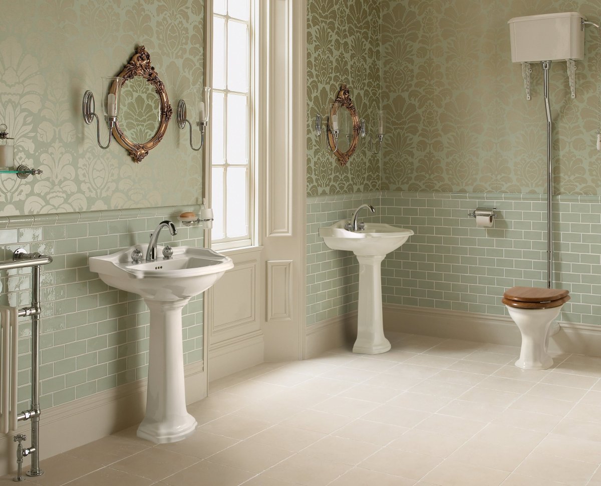 Плитка в английском стиле для ванной