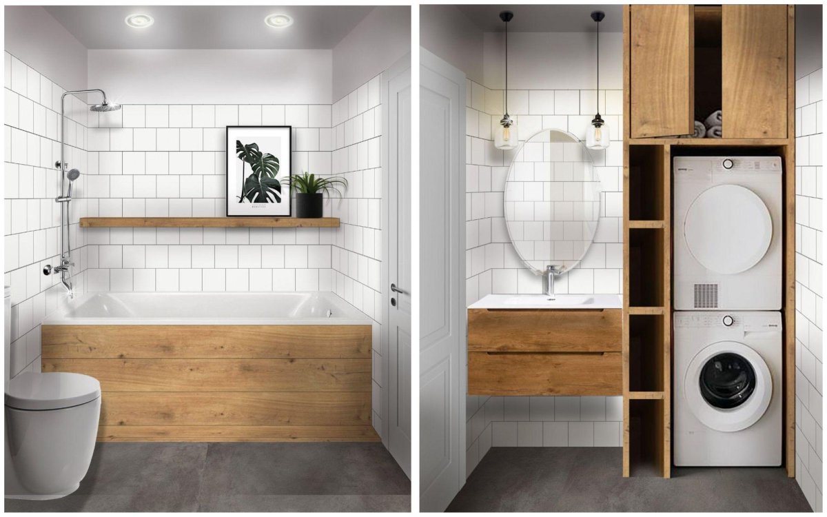 Ваби Саби ванная хрущевка