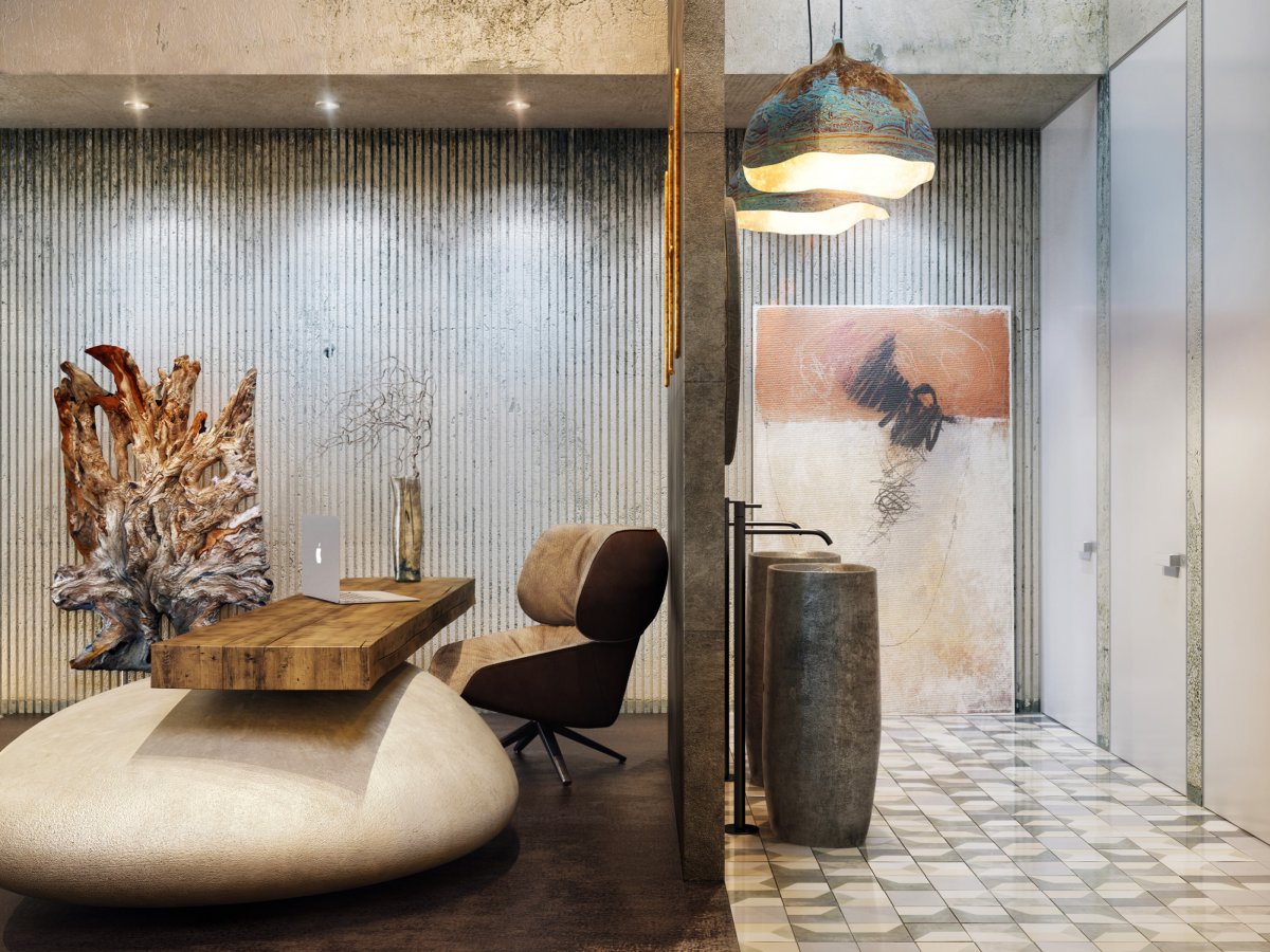 Офис в стиле Ваби Саби