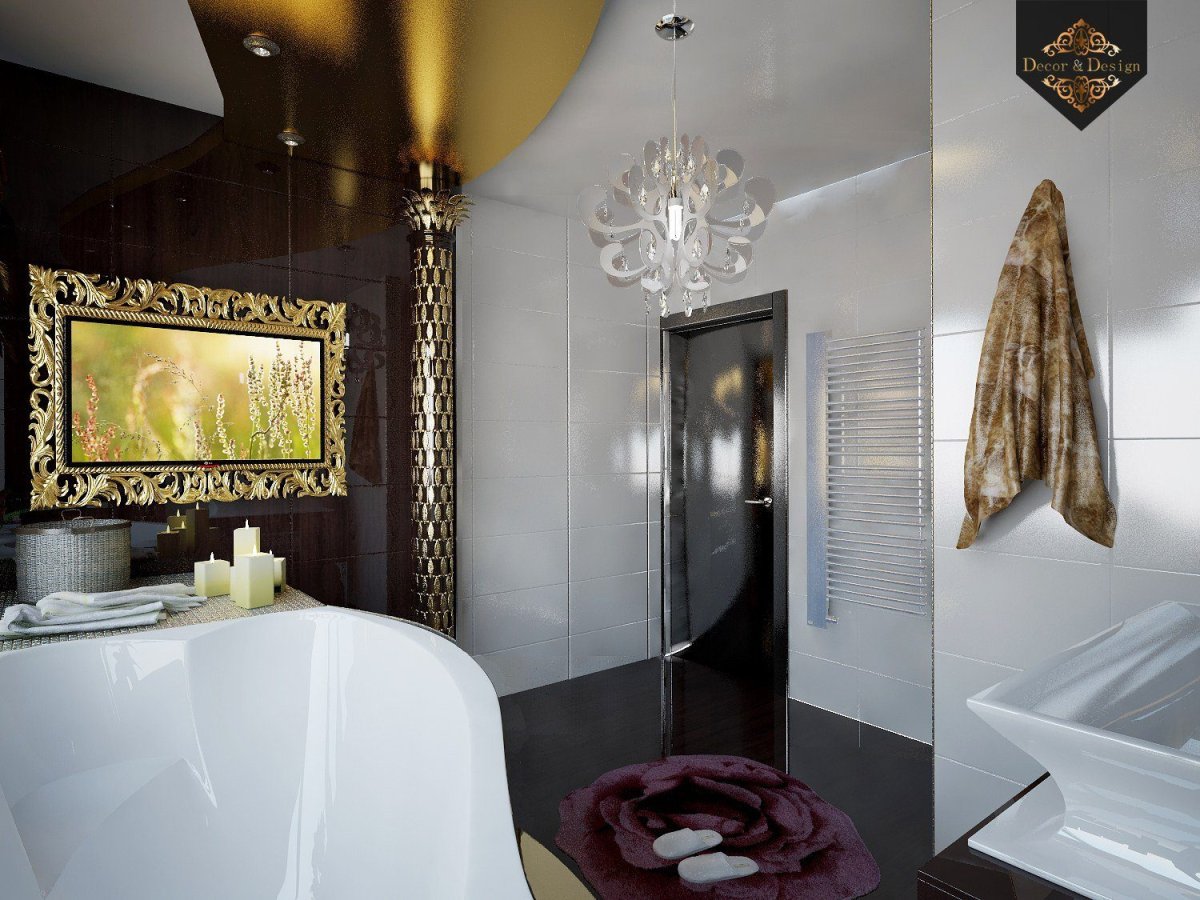 Ванна "Newton Bathtub" в стиле ар-деко.