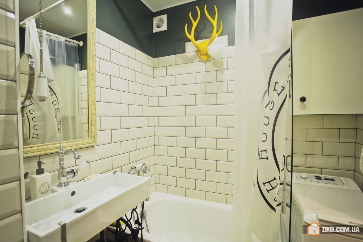 Плитка кабанчик в ванной