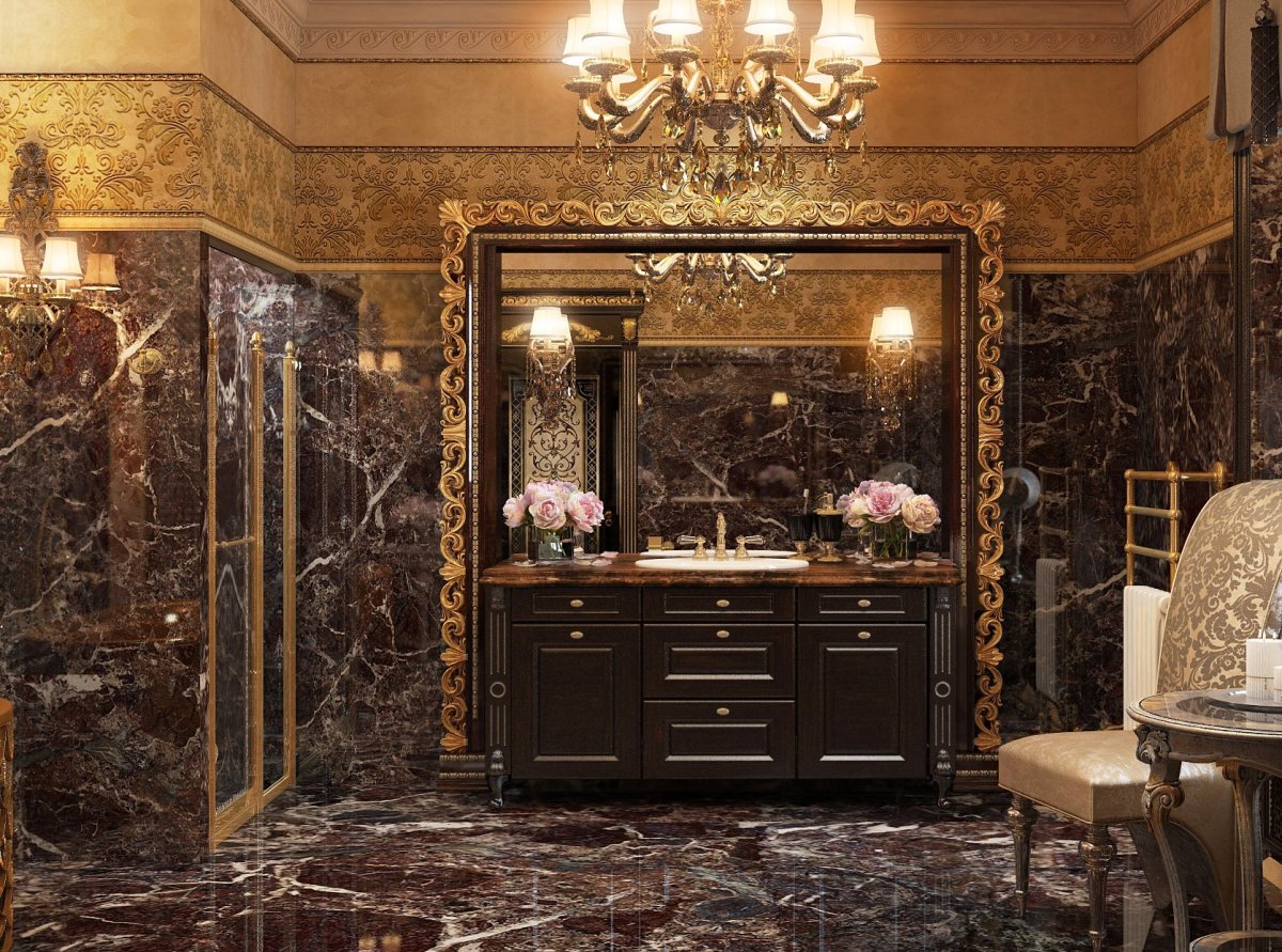 Ванная в стиле Барокко