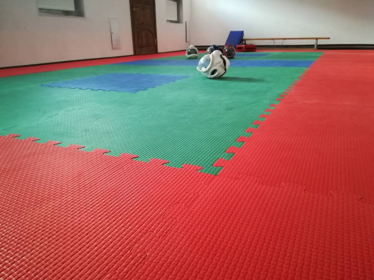 Резиновая модульная плитка Спортпол, 30 мм