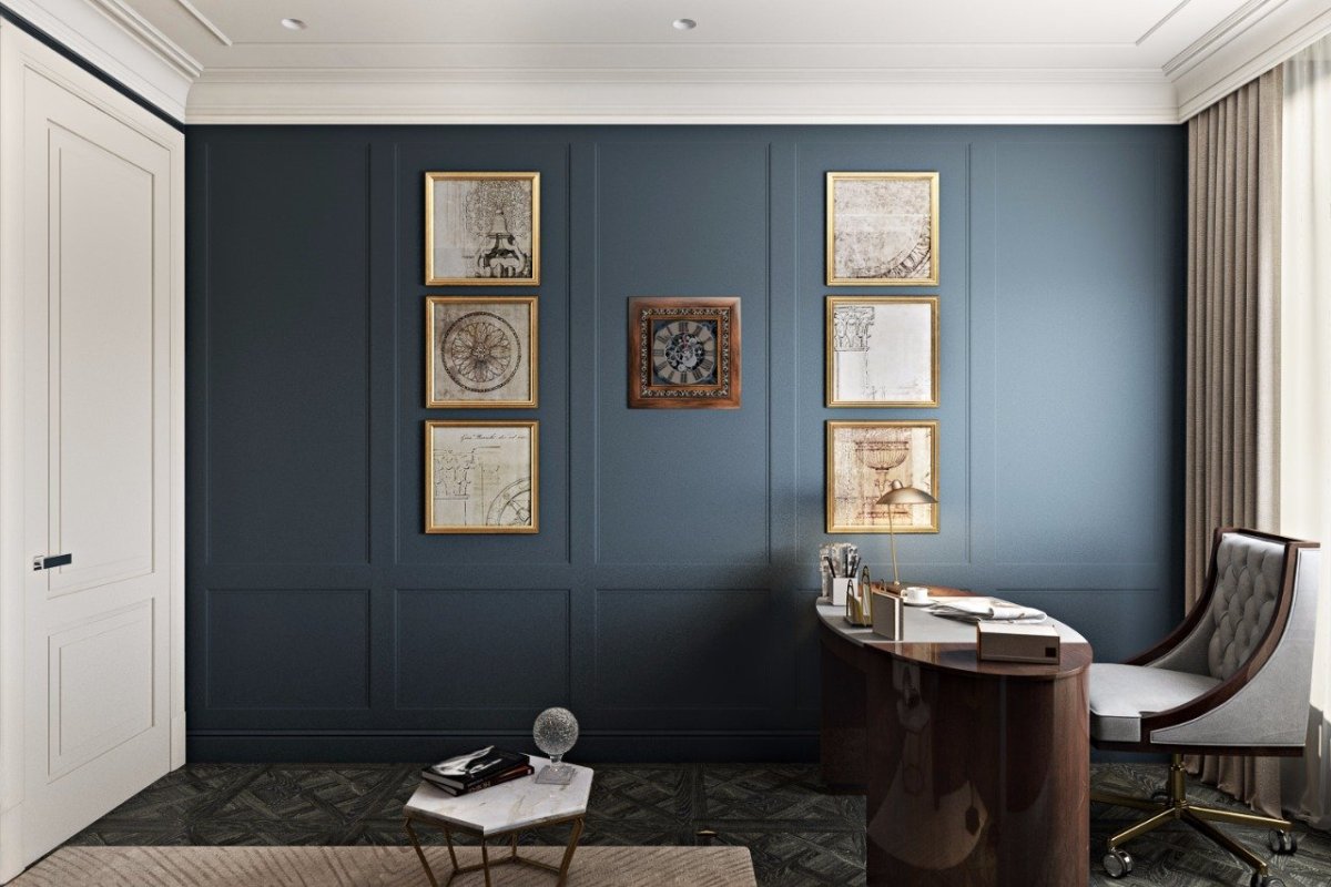 Молдинги в кабинете