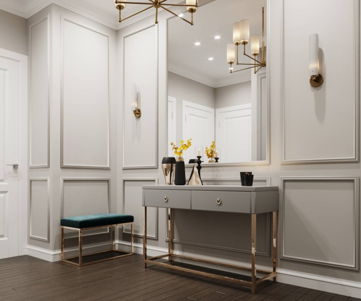 Консоль Неоклассика золото