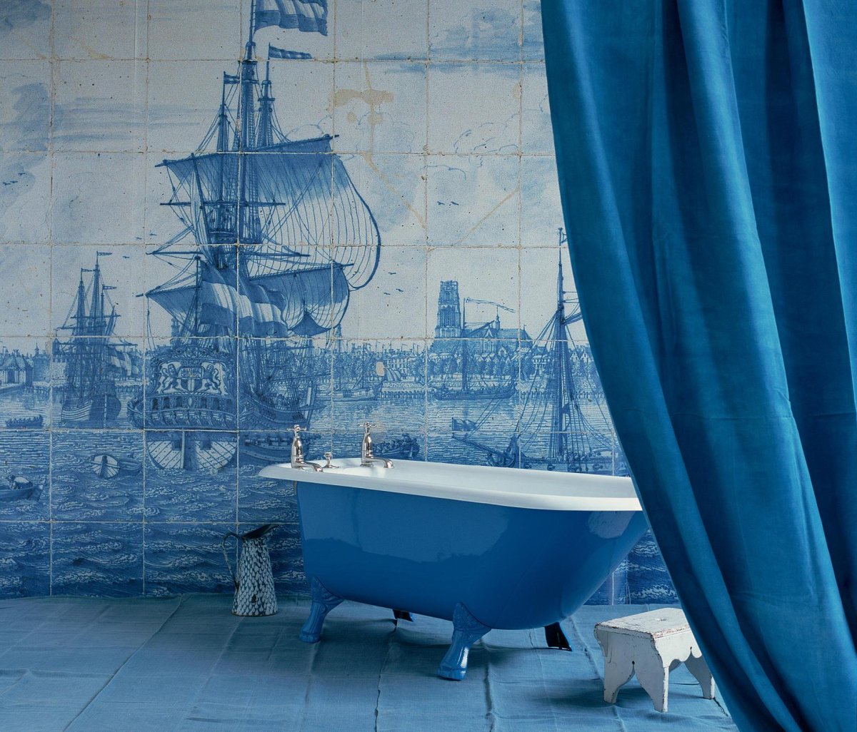 Плитка для ванной морская тематика