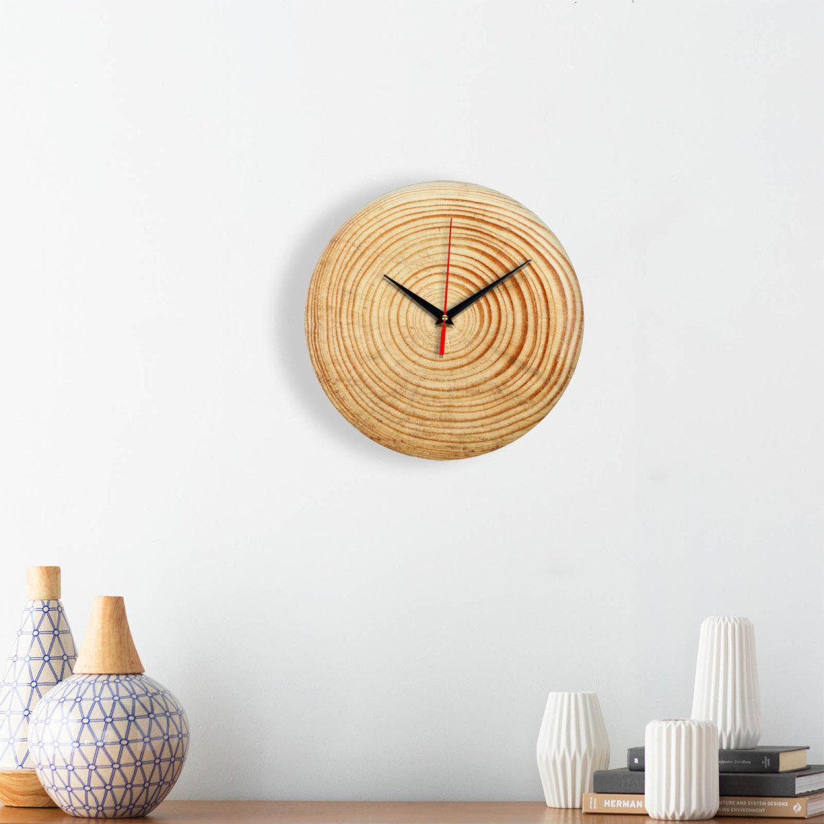 Часы настенные дизайнерские дерево