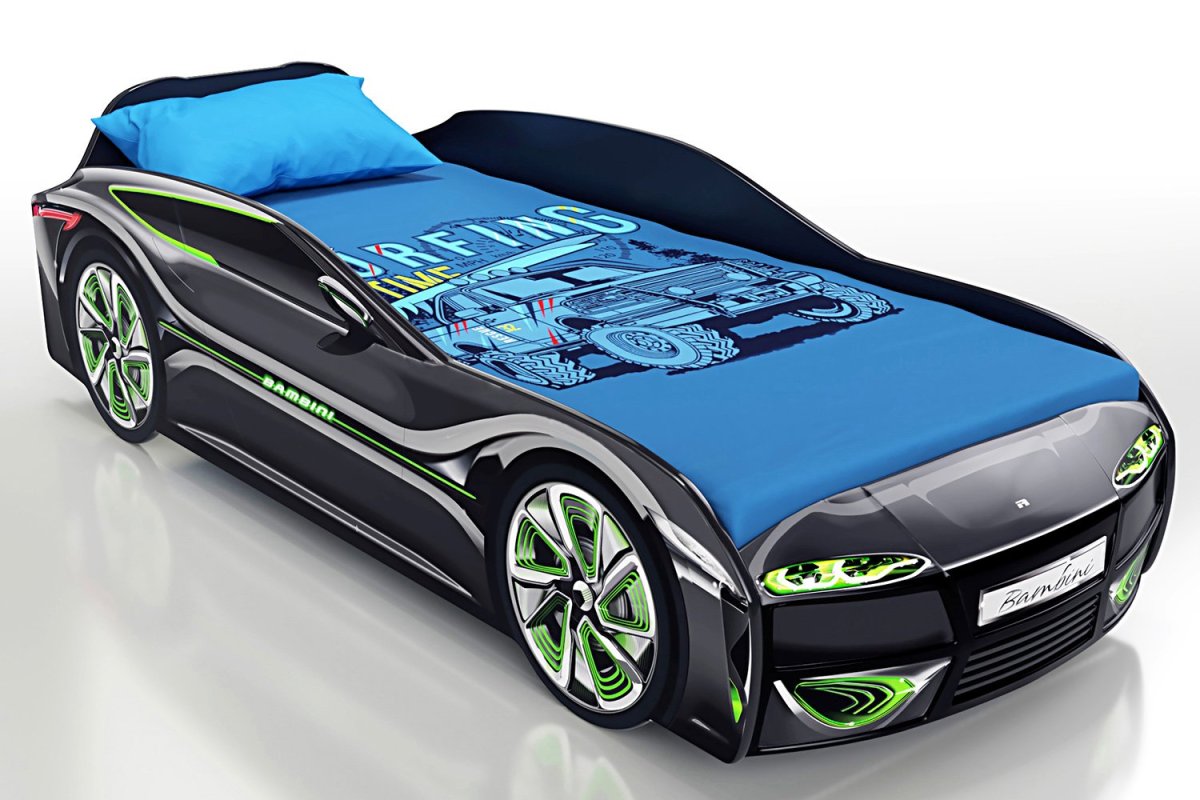 Кровать-машина bambini 1100