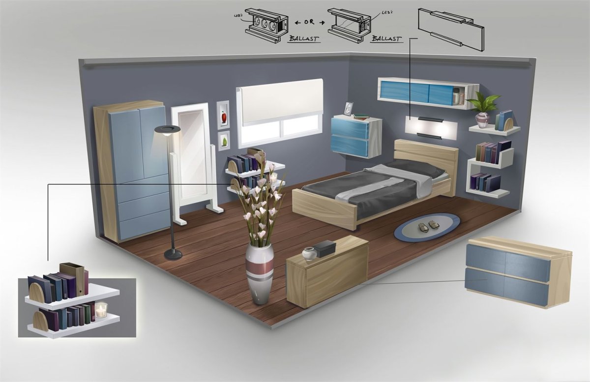 Интерьер квартиры в симс 4