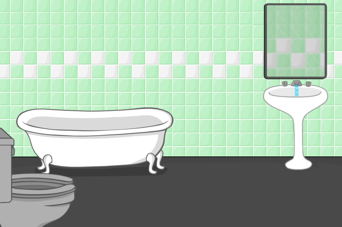 Ванная комната гача лайф аниме