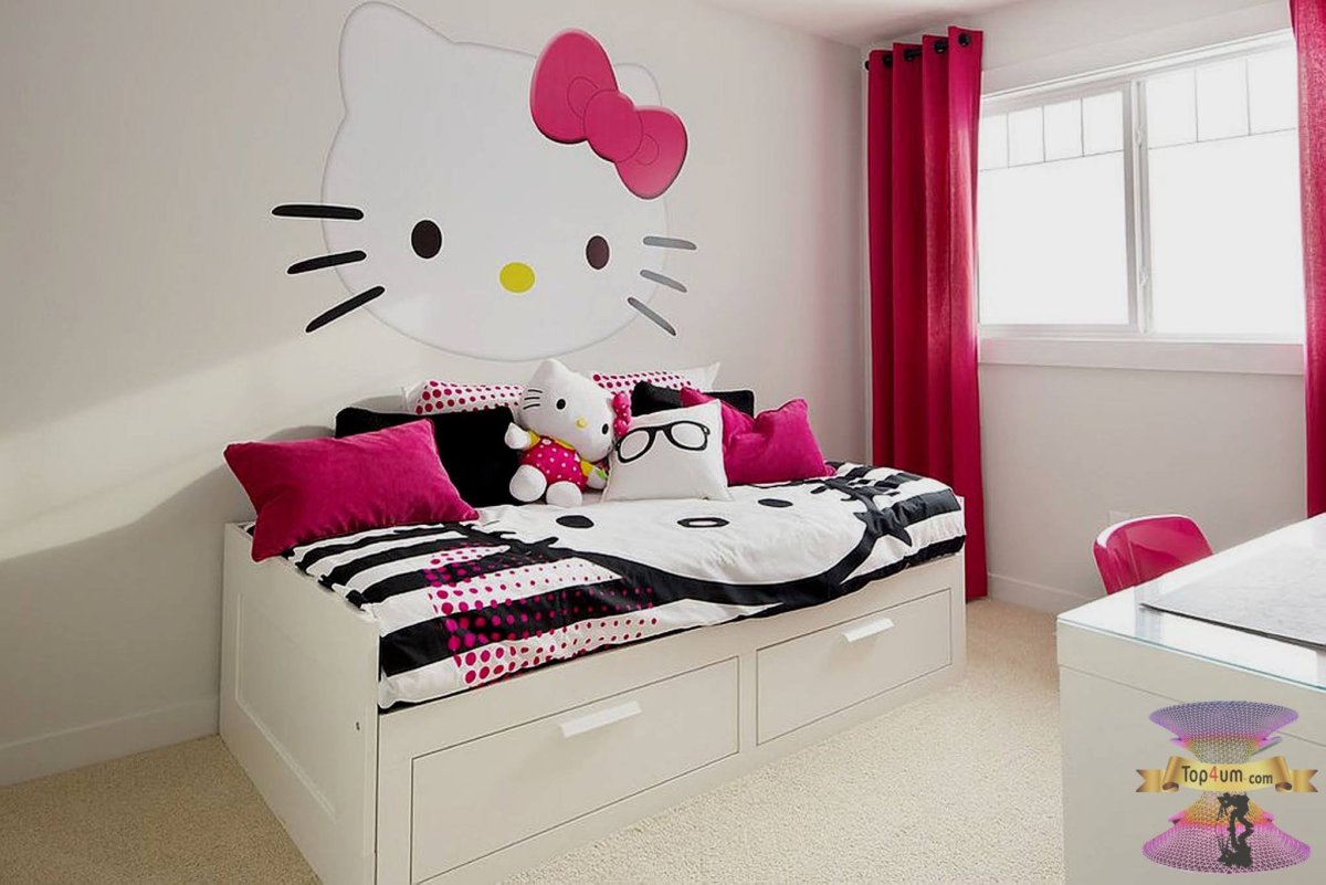 Хелло Китти спальня
