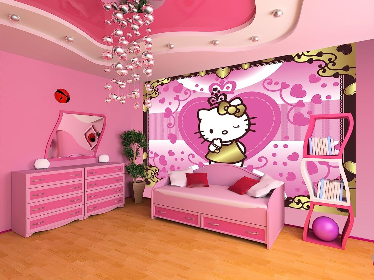 Розовая комната Хеллоу Китти