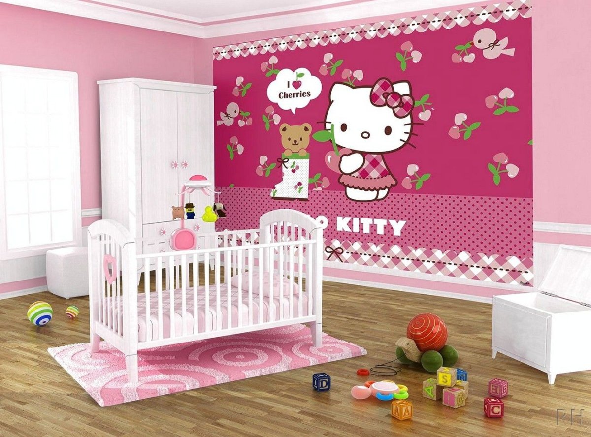 Комната hello Kitty