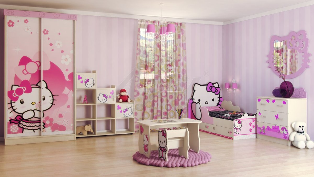 Хелло Китти комната