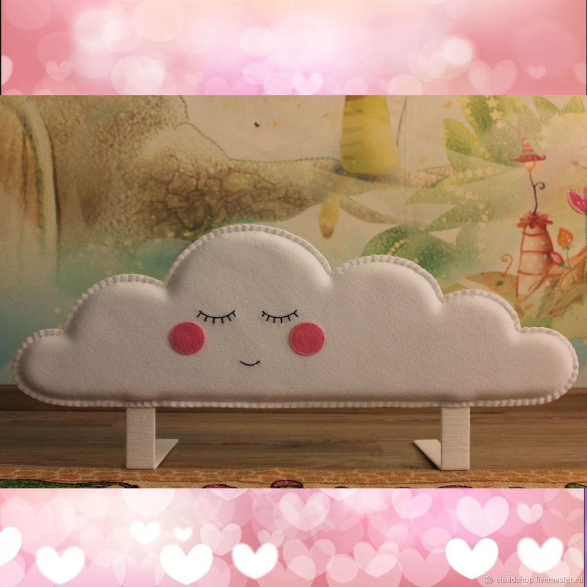 Бортик защитный в кроватку арт 2117