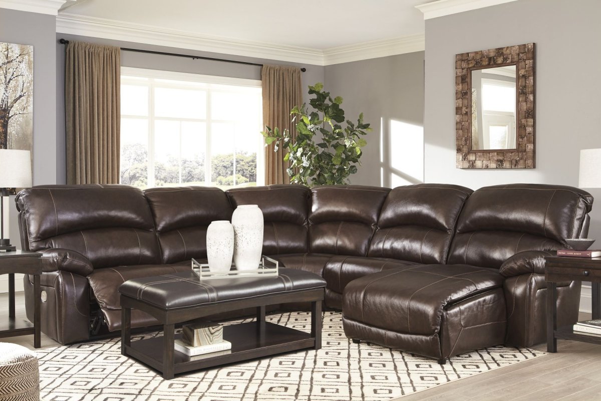 Кожаное полуторное hallstrung Gray