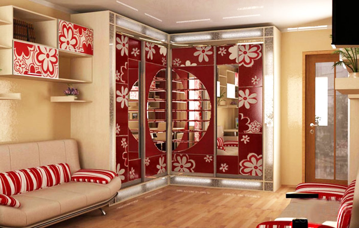 Шкаф красивый в комнату