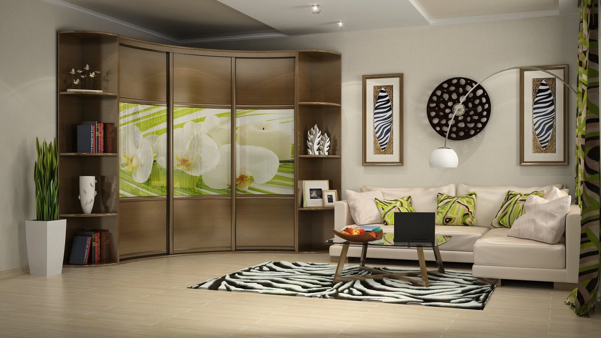 Шкаф-купе в гостиную