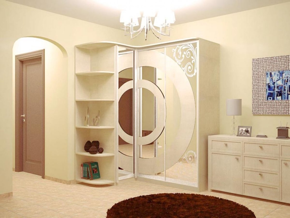 Угловой шкаф купе