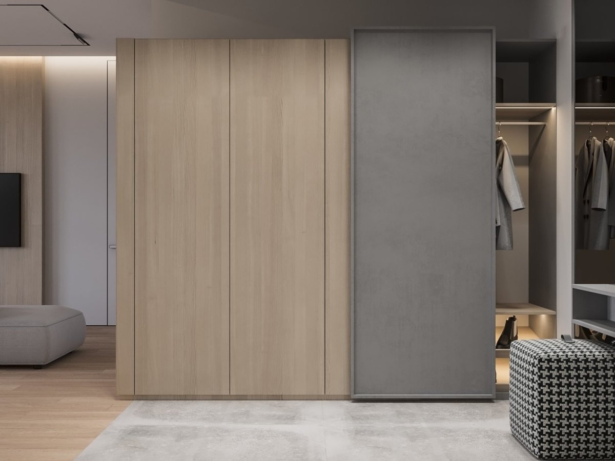 Компланарный шкаф в интерьере