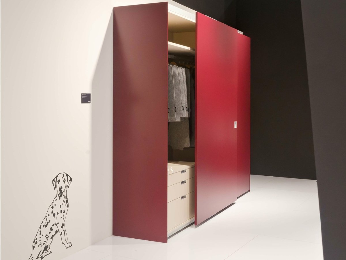 Раздвижные компланарные двери шкафа