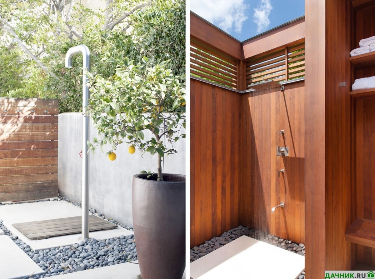 Стильный летний душ